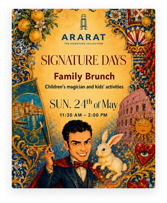 Family Brunch with a Magician